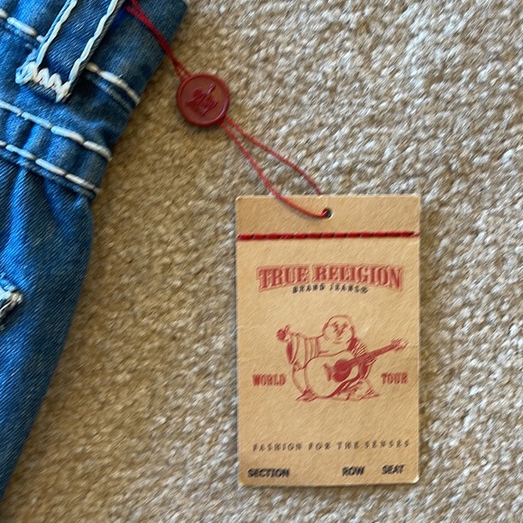 True Religion Denim Jeans - Super T Embroidery with Big Stitch - Men’s US 34 - Picture 5 of 11